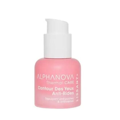 Alphanova Contour des Yeux Lissant+ 15ml – Soin Anti-Rides, Anti-Cernes & Anti-Poches