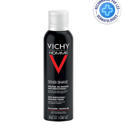Vichy homme mousse à raser anti-irritations – 200 ml