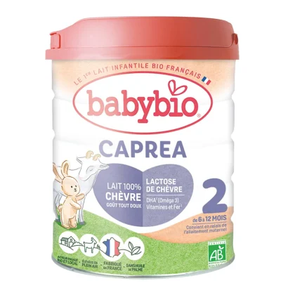 BABYBIO CAPRÉA 2 LAIT DE CHÈVRE BIO 800G