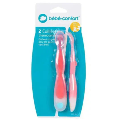 BEBE CONFORT 2 CUILLERES SOUPLES THERMOSENSIBLES REF3105206400 4M+