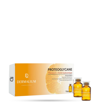DERMALIUM PROTEOGLYCANE VITAMINE C + ACIDE HYALURONIQUE 10*2ml