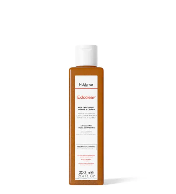Nubiance Exfoclear Gel Exfoliant Gommage Visage & Corps Aux AHA 200ml