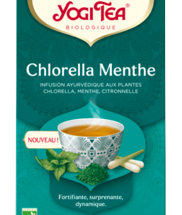 Yogi Tea - Chlorella Menthe boite de 17 Sachets