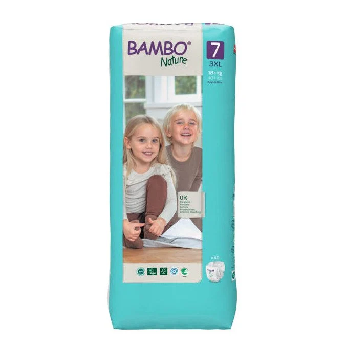 Bambo Nature Couches Taille 7 (18kg+) – 40 unités
