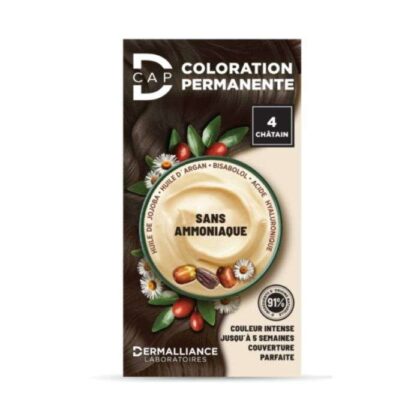 D-CAP COLORATION PERMANENTE N 4 CHATAIN
