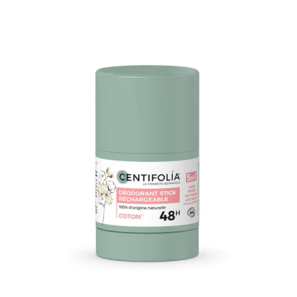 Centifolia Déodorant Stick Rechargeable Fleur de Coton 48h Longue Durée
