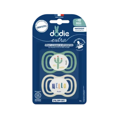 DODIE SUCETTE +18 MOIS DUO EXTRA FINE VERT F6
