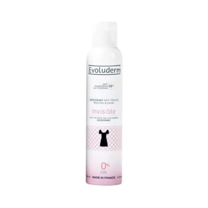 EVOLUDERM DEODORANT ANTI TRANSPIRANT 48H INVISIBLE 200ML