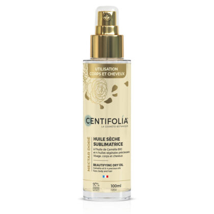 Centifolia Nectar Doré Huile Sèche 100ml – Soin Sublimateur Corps, Visage & Cheveux
