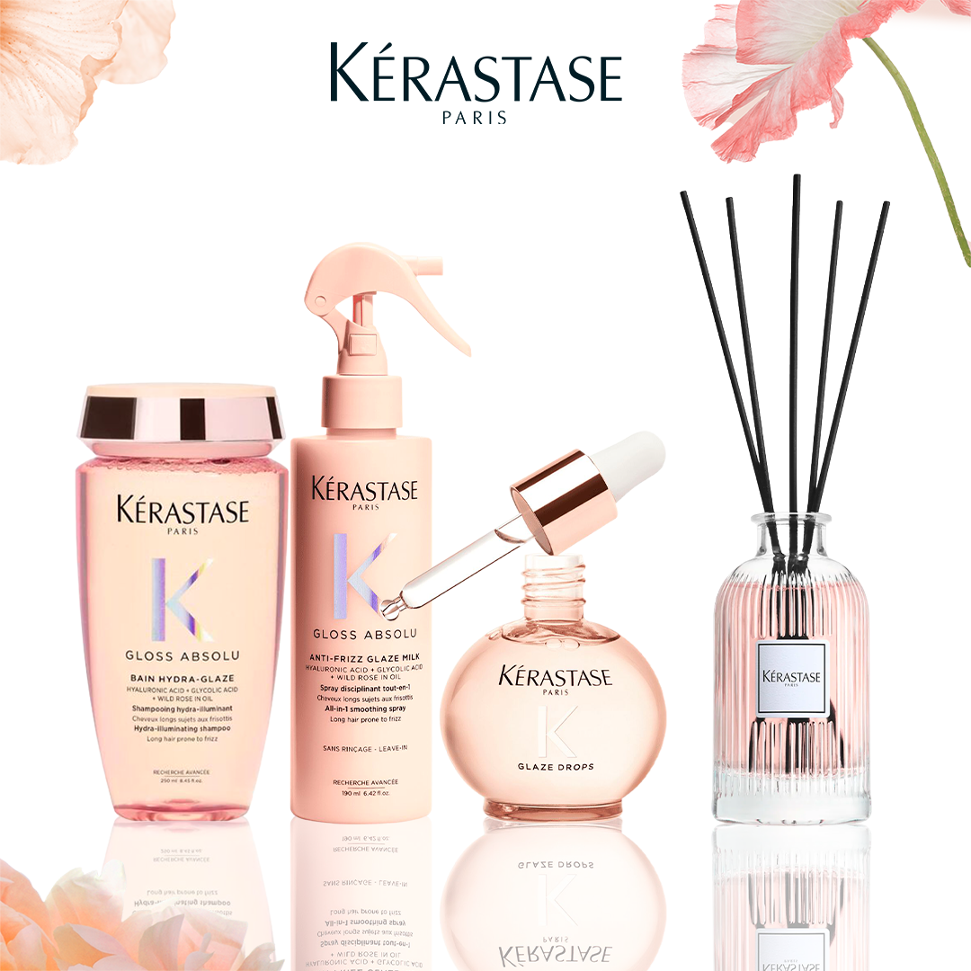 Kérastase Gloss Absolu RITUEL BRILLANCE ANTI-FRISOTTIS = Kérastase parfum d'ambiance home fragrance offerte