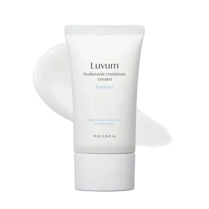 Luvum Bamboo Hyaluronic Moisture Cream 70ml – Crème Hydratante Intense au Bambou & Acide Hyaluronique