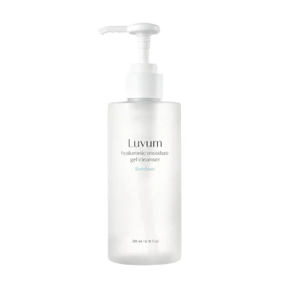 Luvum Bamboo Hyaluronic Moisture Gel Cleanser – Nettoyant Visage Hydratant à l’Acide Hyaluronique & Bambou