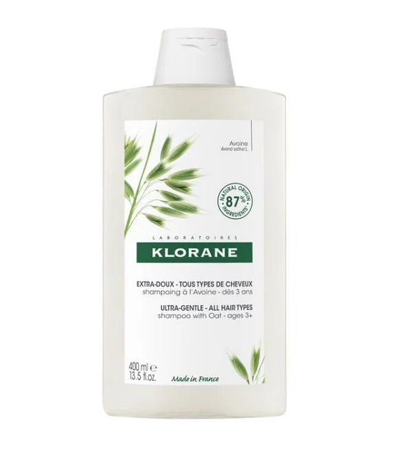 Klorane Shampoing Extra-Doux au Lait Avoine 400 ml