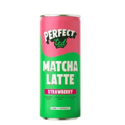 PERFECT TED HEALTHY ENERGY MATCHA LATTE FRAISE 250ML