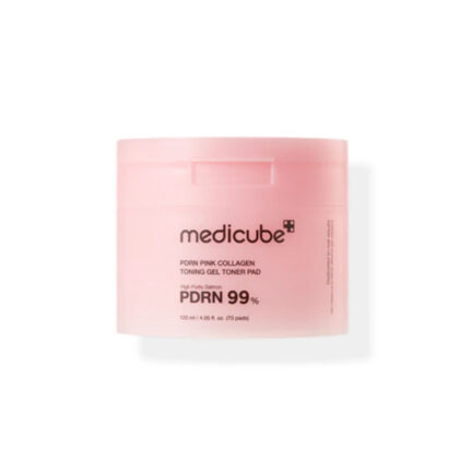 MEDICUBE PDRN PINK COLLAGEN TONING GEL TONER PAD 120ML 70PADS