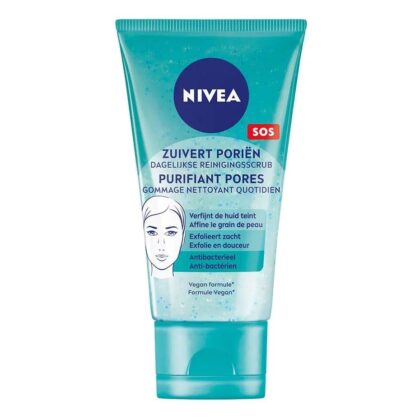 NIVEA Gommage Nettoyant Quotidien 150ml – Exfoliant Doux & Purifiant pour Tous Types de Peaux