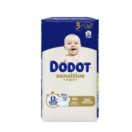 Dodot Couches Sensitive Size T3 6 - 10 Kg 56 Units