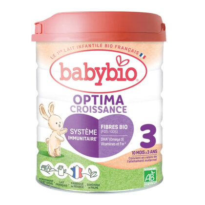 Babybio optima 3 croissance lait 3ème âge 800g