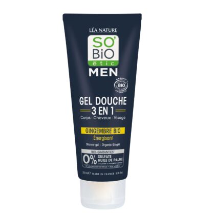 So bio Gel douche Men 3 en 1 Gingembre bio