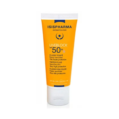 ISISPHARMA UVEBLOCK FLUIDE 50+ TEINTE CLAIRE 40ML