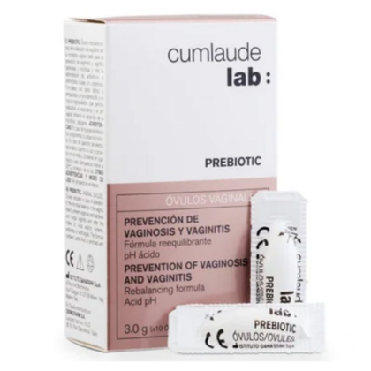 Cumlaude Lab Prebiotic Ovules x10 – Ovules Vaginales Rééquilibrantes & Protectrices de la Flore Intime
