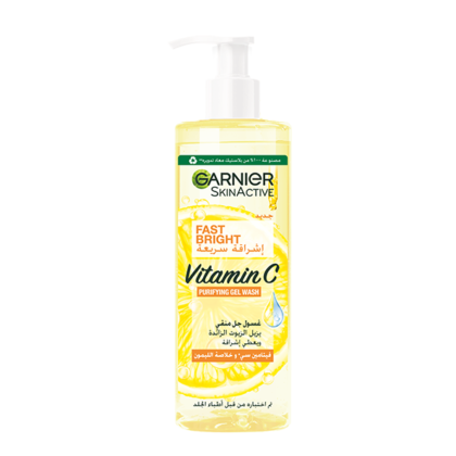 Garnier Fast Bright - skin active- gel nettoyant à la vitamine c – 400ml